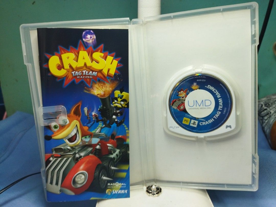 Crash Tag Team Racing - PSP ( EUR ) (Category: PlayStation) located in Mandaluyong City. Submitted by sykarla1 (Listing ID 1423341838, Image 3). Description: PSP game Pre owned R- ( EUR ) good working condition Cash on delivery available via lalamove meet up available mandaluyong near by please fallow in FB page; Gamers hub Note For customer trust & confidence we Send actual video/ picture before We ship. Thank you .