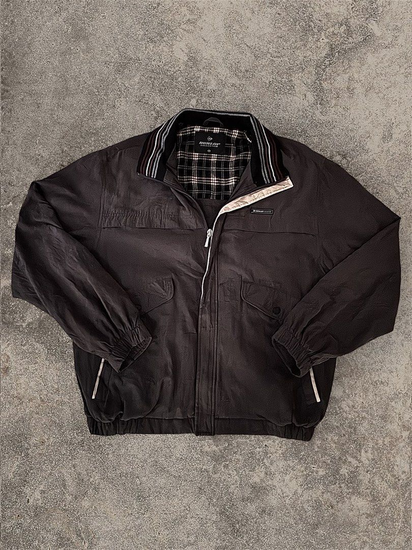 Dark Gray Dunlop Collection Jacket (Category: Coats, Jackets and Outerwear) located in Lubao. Submitted by meekamill (Listing ID 1418620668, Image 1). Description: width: 22 length: 25 condition: 10/10 issue: none.