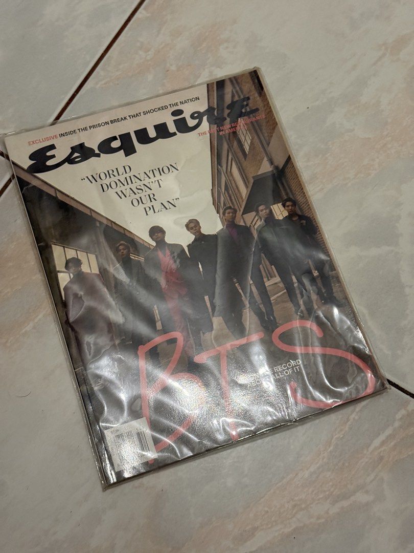 Esquire Magazine BTS Winter 2020/21 (Category: Magazines) located in Cainta. Submitted by hannaisdecluttering (Listing ID 1423383837, Image 1). Description: .