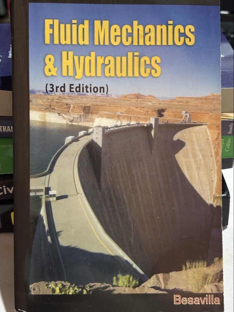 Fluid Mechanics and Hydraulics 3rd Edition (Besavilla) (Category: Textbooks) located in Cabanatuan. Submitted by valkeiry (Listing ID 1423337062, Image 1). Description: Fluid Mechanics and Hydraulics 3rd Edition (Besavilla) Civil Engineering Book - Brand new - Never used - No markings or highlights on any of the pages - Can provide more pictures if needed MOP: MariBank / GCash / Maya MOD: J&T / LBC COD Available for J&T!.