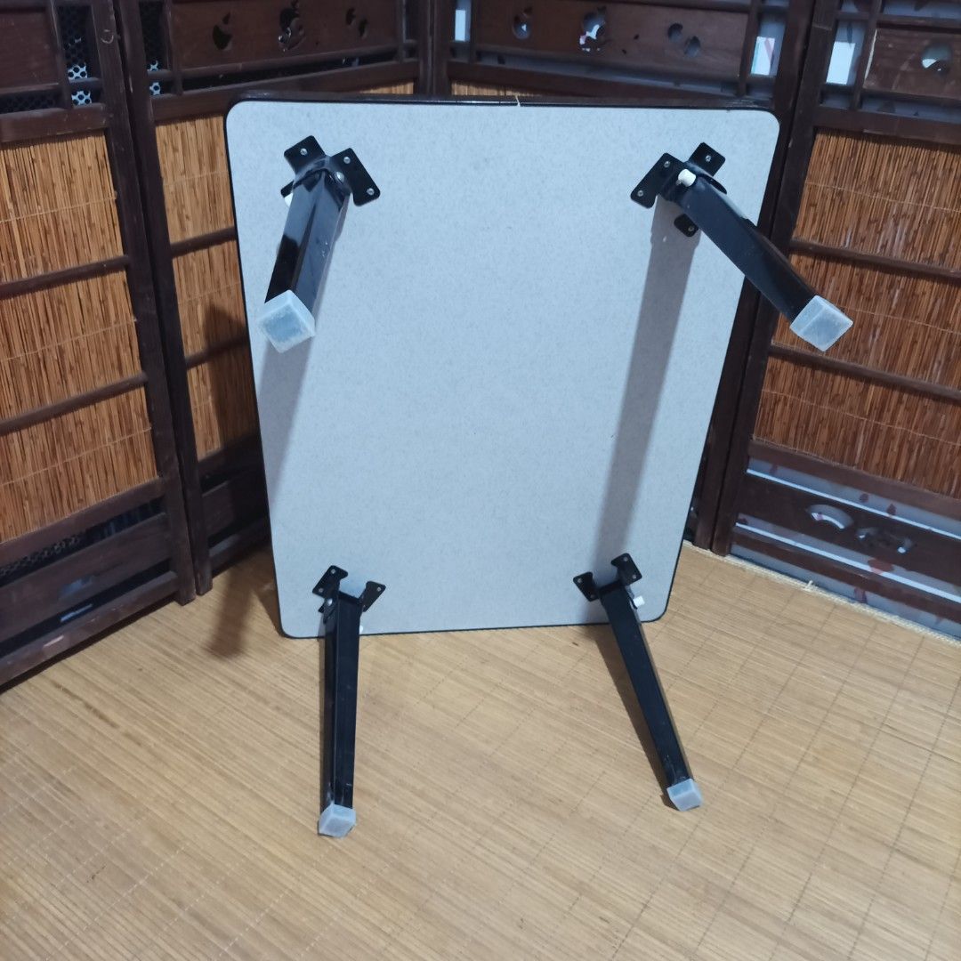 Foldable Center Coffee Table (Category: Tables & Sets) located in Dasmarinas. Submitted by k3japanstoreph (Listing ID 1423321075, Image 3). Description: FOR SALE Foldable Center Coffee Table ₱1,500 • Key feature: Foldable design, perfect for small spaces, versatile center table • Condition: Excellent condition, carefully selected and cleaned • Best use: Living room, small apartments, easy storage, functional and stylish 📍 Dasmariñas, Cavite ❌ No