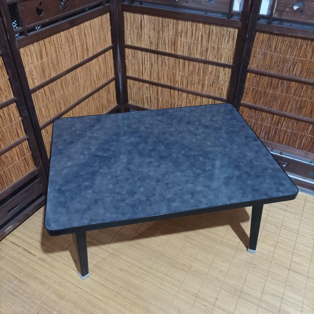 Foldable Center Coffee Table (Category: Tables & Sets) located in Dasmarinas. Submitted by k3japanstoreph (Listing ID 1423321075, Image 2). Description: FOR SALE Foldable Center Coffee Table ₱1,500 • Key feature: Foldable design, perfect for small spaces, versatile center table • Condition: Excellent condition, carefully selected and cleaned • Best use: Living room, small apartments, easy storage, functional and stylish 📍 Dasmariñas, Cavite ❌ No