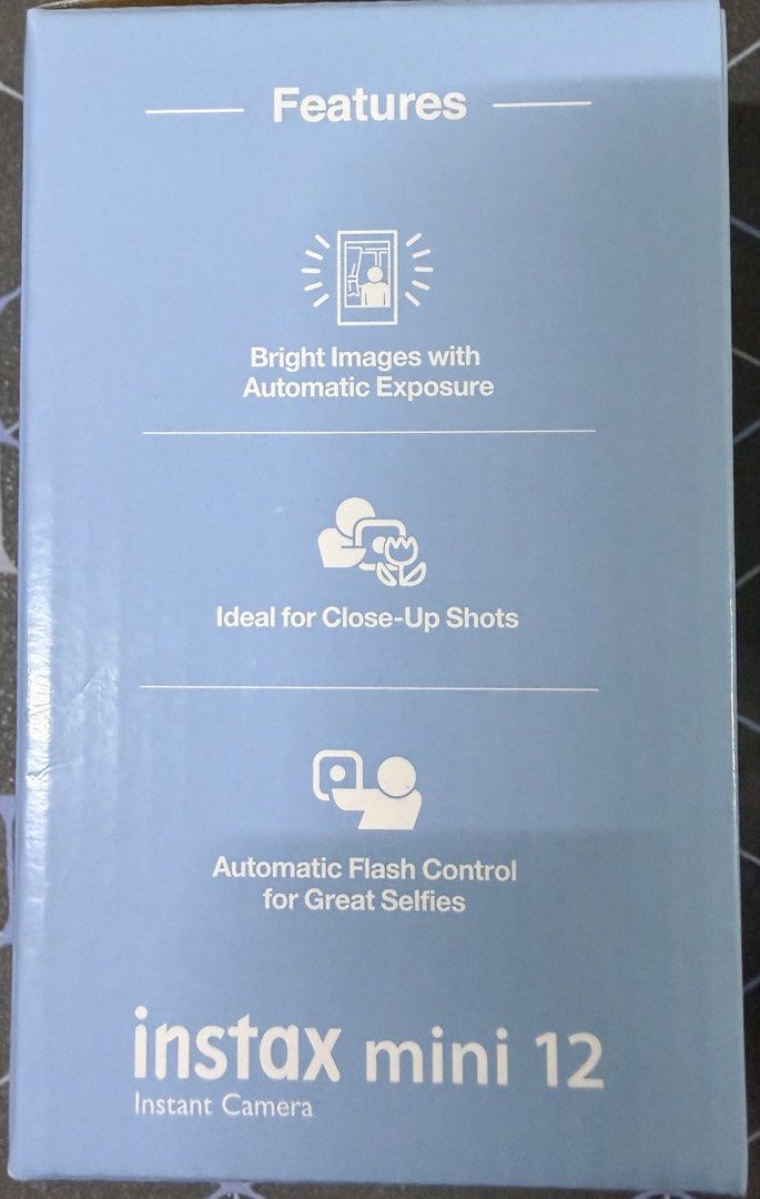 Fujifilm Instax Mini 12 Instant Camera - Clay White, Photography ...