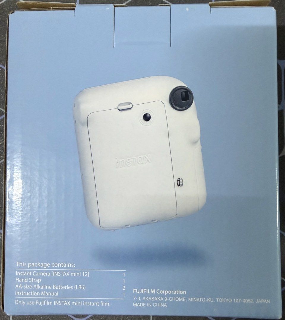Fujifilm Instax Mini 12 Instant Camera - Clay White, Photography ...