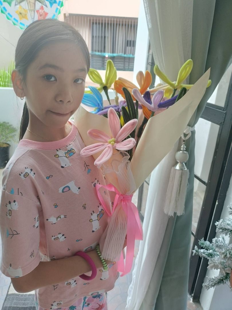 Fuzzy Handmade Flower Bouquet Php350. ONLY (Category: Flowers & Bouquets) located in Taytay. Submitted by everydaymama.767220 (Listing ID 1423317246, Image 2). Description: Fuzzy Handmade Flower Bouquet Php 350 Hi! My name is Athena, and I am 9 years old. I started Golden Hands Creations because I love handcrafting and creating beautiful things with my hands. Making handmade items brings me so much joy, and I enjoy turning simple materials into s