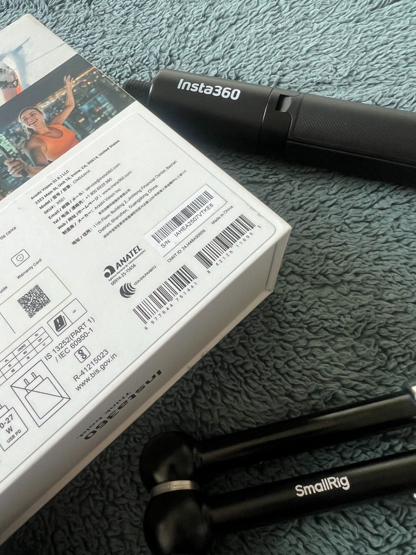 Insta360 X5 360 Camera – Like New – With Accessories (Category: Cameras) located in Caloocan City. Submitted by afulll21 (Listing ID 1423388490, Image 3). Description: Selling my Insta360 X5 in like-new condition. Used only a few times. No scratches on lens or screen. Fully working. Includes full creator bundle: • Insta360 X5 Camera • Original Battery • Charging Cable • Original Box • BRDRC Carrying Case for Insta 360 X4 X5 • SMALLRIG Clamp w/ 1/
