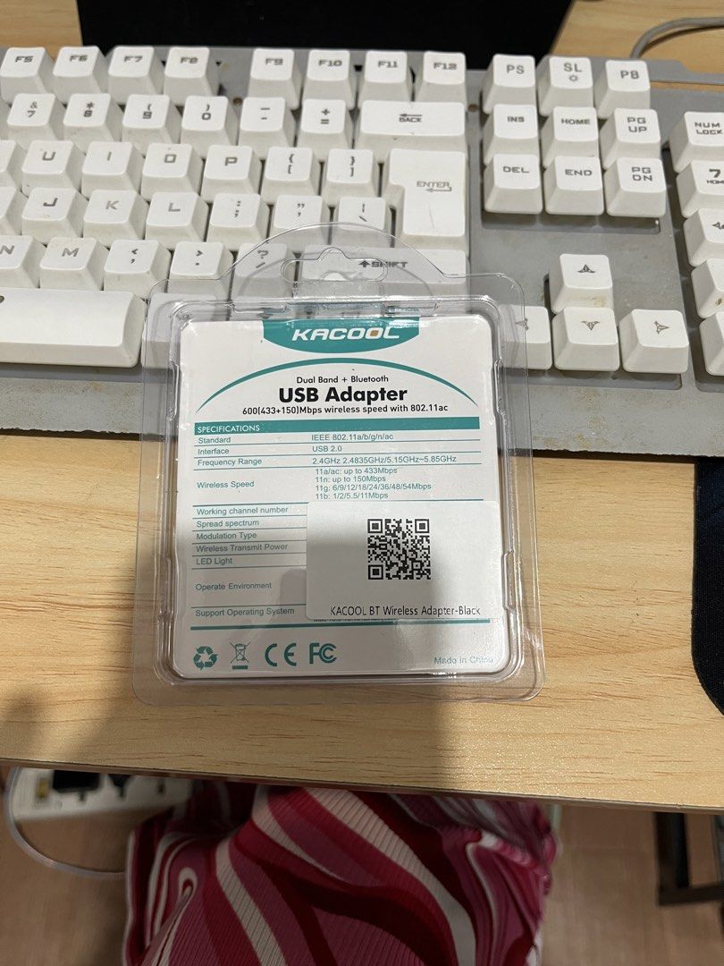 Kacool USB WiFi Bluetooth Adapter (Category: Cables & Adaptors) located in Bulacan. Submitted by jung1cartue (Listing ID 1423311687, Image 2). Description: used for days only.