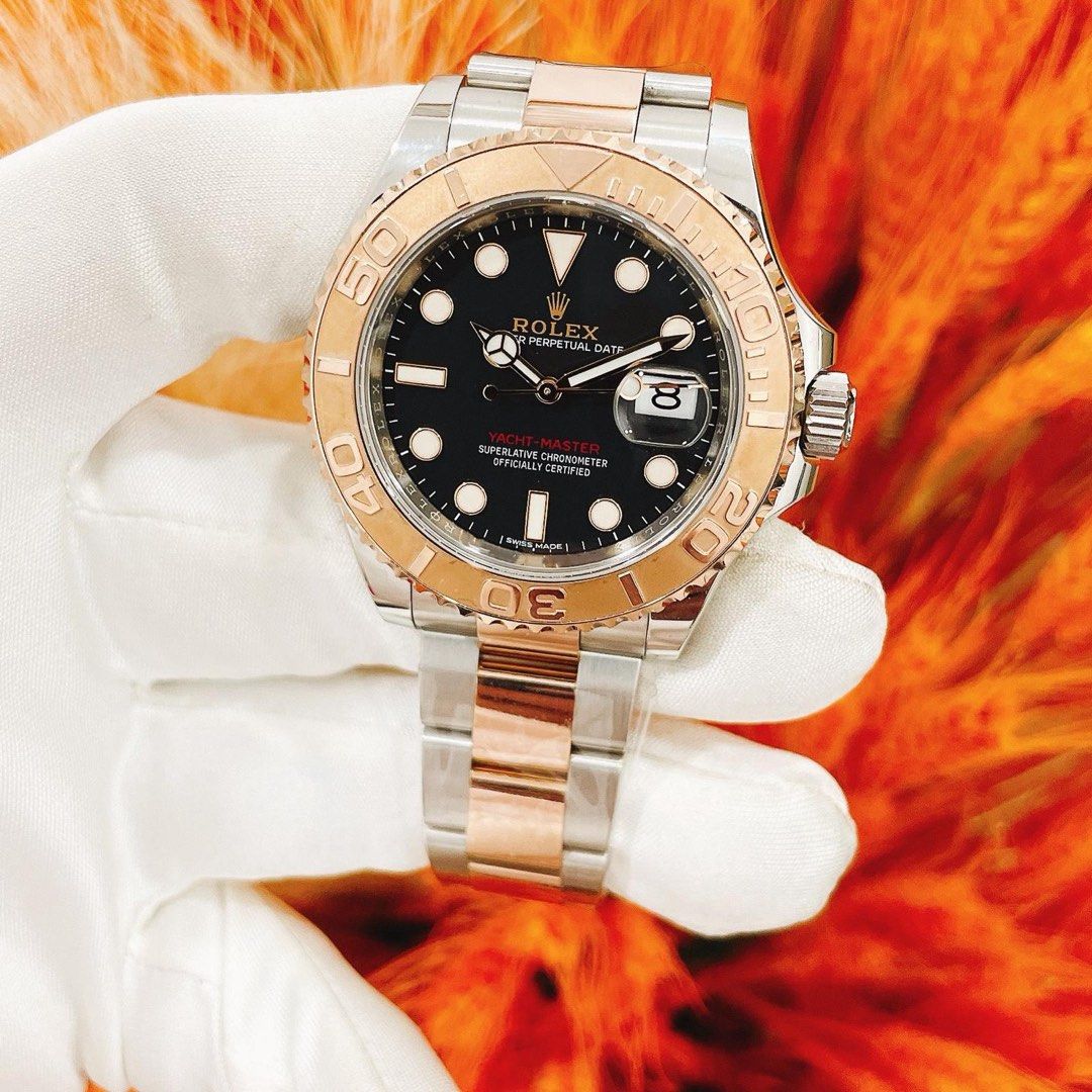 LNIB Rolex Half-Everose Yacht-Master Ref.116621 Black Dial 40mm [Cert dated June 2018] (Category: Watches) located in Singapore. Submitted by zenwatches (Listing ID 1423367906, Image 1). Description: LNIB Rolex Half-Everose Yacht-Master Ref.116621 Black Dial 40mm -Comes with Box & Cert dated June 2018 -Kindly PM for Viewing Appt Our Showroom Address: 1 Coleman Street The Adelphi #03-37 Singapore 179803 Operating Hours: Mon to Sat 11am to 7pm.