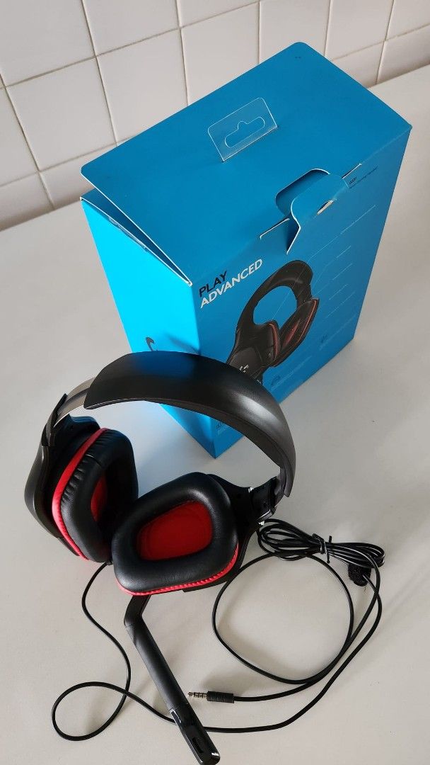 Logitech G331 Wired Gaming Headset - Black/Red65561623837314112