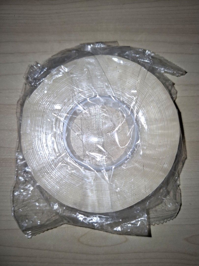 Nano Double-Sided Transparent Tape sold per pc (Category: Craft Supplies & Tools) located in Quezon City. Submitted by an.marie (Listing ID 1423286036, Image 3). Description: New double-sided transparent tape. Perfect for crafts, DIY, and home use. Still in original packaging. 100 to 250 each.