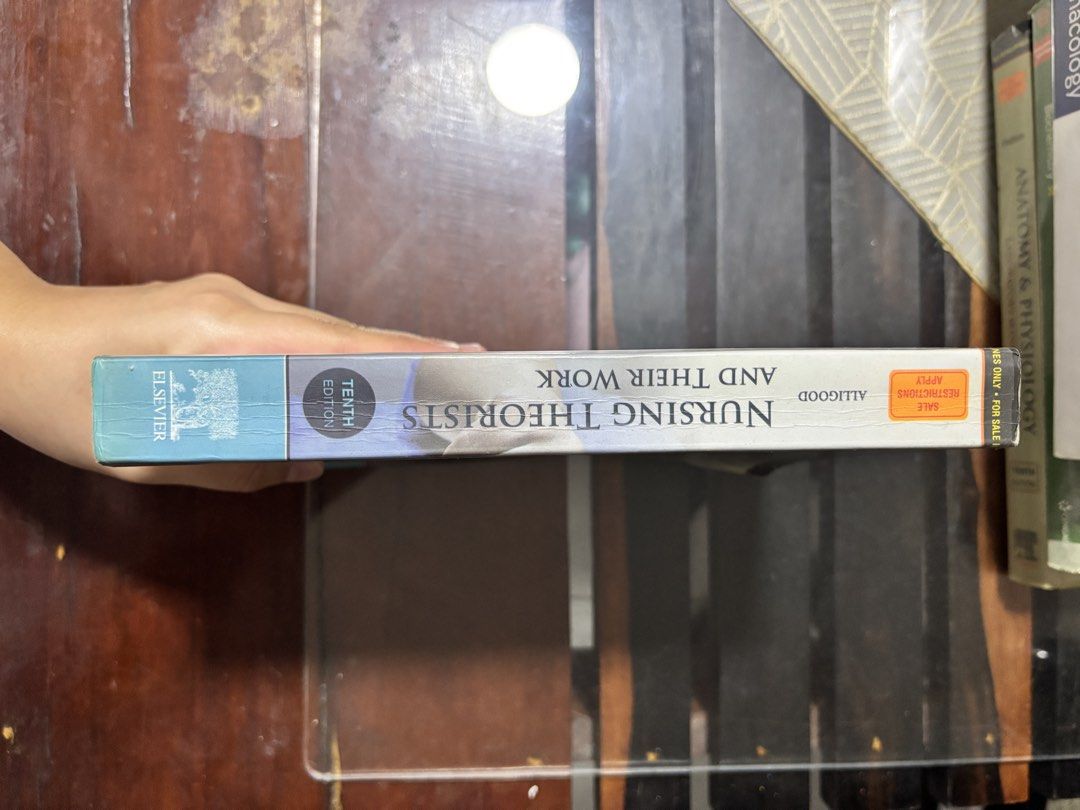 Nursing Theorists and Their Work - 10th Edition (Category: Textbooks) located in Tacloban City. Submitted by poppyrhys (Listing ID 1423267368, Image 2). Description: Nursing Theorists and Their Work, 10th Edition (Philippine Edition) - 500 - Clean pages - No flaws and no visible name written on the book - well loved, covered in acetate since purchase - Intact cover - Perfect for nursing students and professionals.
