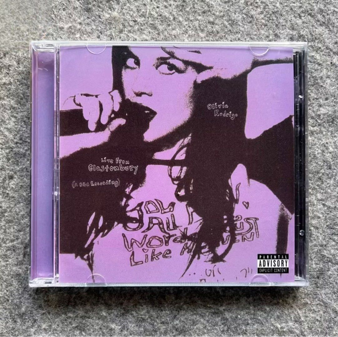 Olivia Rodrigo Live From Glastonbury CD (Category: CDs & DVDs) located in Dasmarinas. Submitted by ohsnaprecords (Listing ID 1423282825, Image 1). Description: CD of Olivia Rodrigo's "Live From Glastonbury" performance. It includes two discs with songs like "drivers license", "vampire", and "good 4 u". The CD features a collaboration with Robert Smith. The album cover is purple with a picture of Olivia Rodrigo. Mode of Payment: Gcash/Paypal Mode 