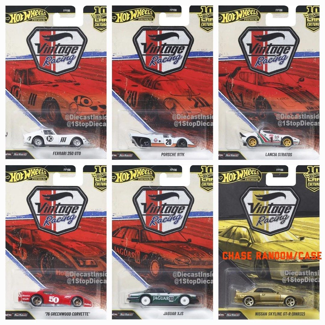 [PO] Hot Wheels Premium Car Culture Vintage Racing Ferrari 250 GTO ...