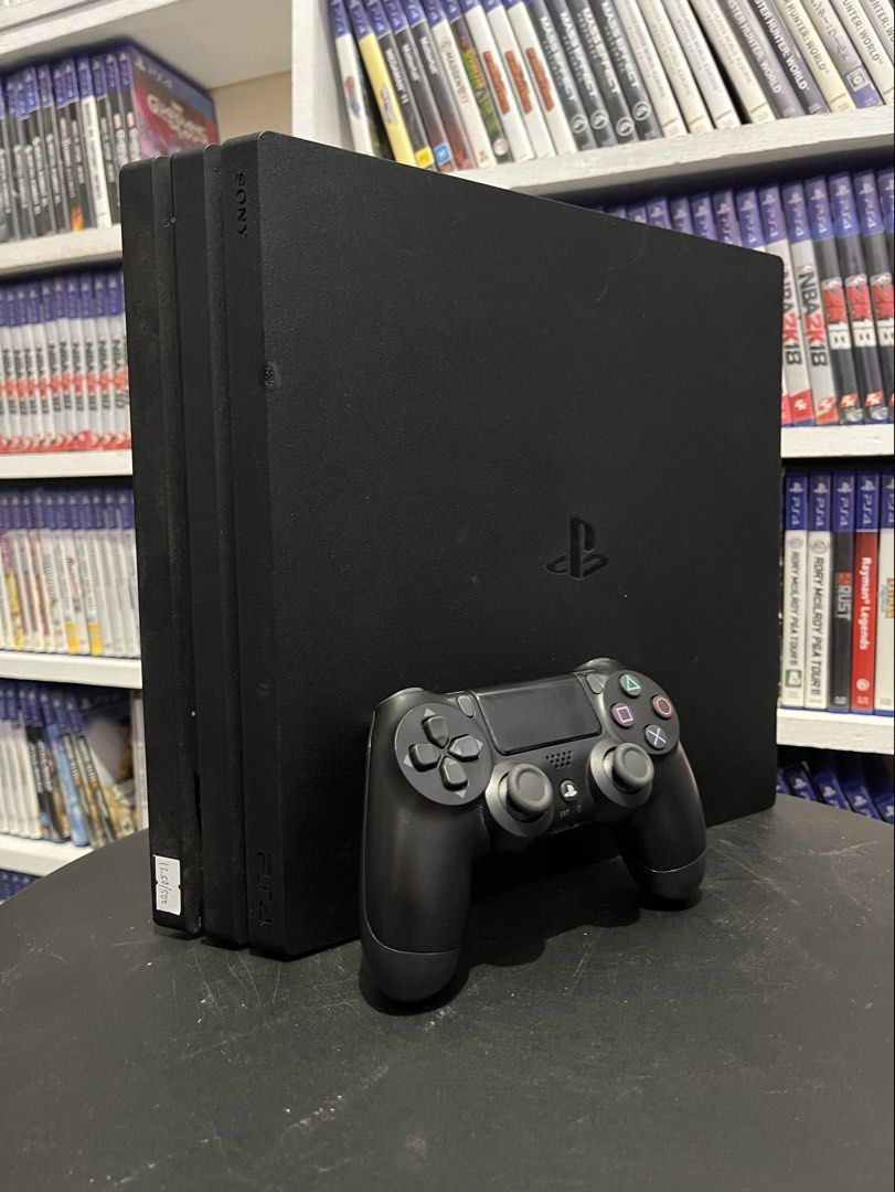 PS4 PRO (complete) (Category: PlayStation) located in Manila. Submitted by 828gamingphmnl (Listing ID 1422243670, Image 1). Description: 🎮 PS4 PRO - used, pre owned, no issues Inclusions: - PS4 Console - 1x Dualshock4 Controller - 1x Power cable - 1x HDMI cable - 1x USB cable P8,499 - PS4 Pro 500GB (no games) P8,999 - PS4 Pro 1TB (no games) P999 - additional controller Physical store @ Sampaloc, Manila 1 month replacement warranty MOP - COD, Gca