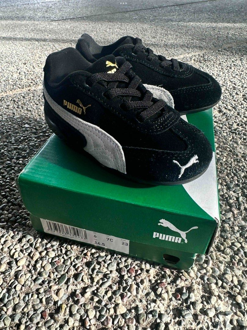 Puma Speedcat 7C/23eur/14.5cm (Category: Babies & Kids Fashion) located in Sarrat. Submitted by rzboy (Listing ID 1423285599, Image 2). Description: Runs big.