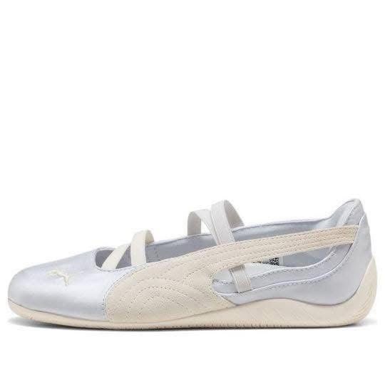 PUMA SPEEDCAT BALLET SATIN SILVER MIST WARM WHITE (Category: Flats & Sandals) located in Binan City. Submitted by _elleinad (Listing ID 1423374159, Image 1). Description: Original Puma Speedcat Ballet Satin Silver Mist Warm White (Women’s) – Brand New with Box Price: ₱5,200 (slightly negotiable) • Size: EU 39 / US 8.5 / 25.0 cm • Condition: Brand new, never used • With box and tags • Clean, minimalist design – bagay sa casual & smart outfits • So