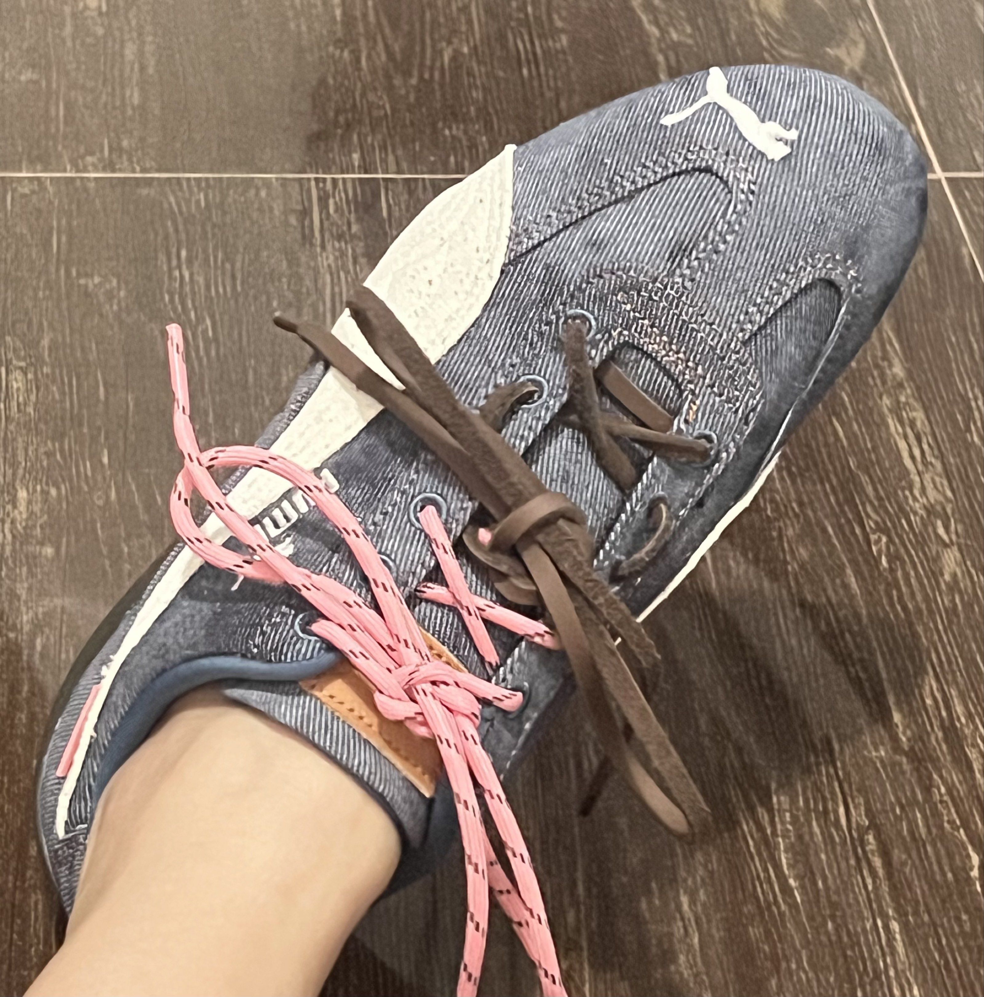 Puma Speedcat Denim Atmos (Category: Sneakers) located in Calamba. Submitted by _mrp_ (Listing ID 1423305515, Image 3). Description: used thrice only. 25cm.