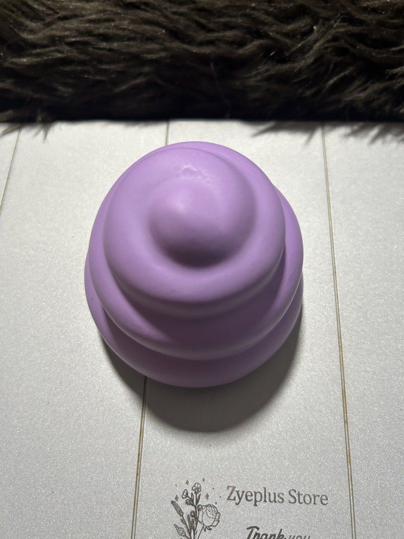 Purple Swirl Stress Ball (Category: Kids Toys) located in Angeles City. Submitted by zyeplus (Listing ID 1423270287, Image 2). Description: - Purple swirl design - Smooth, matte finish - Made of soft, pliable material - Small, handheld size - Perfect for stress relief.