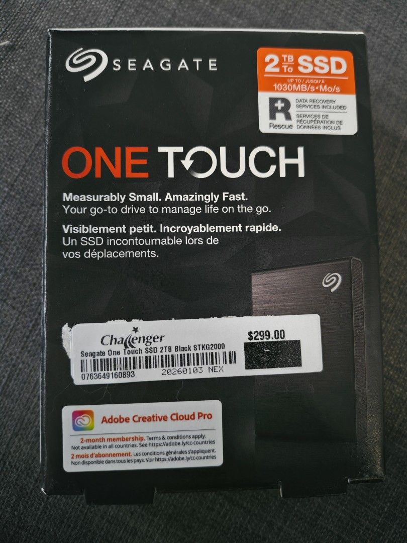 Seagate One Touch SSD 2TB (Black)441443913596282883