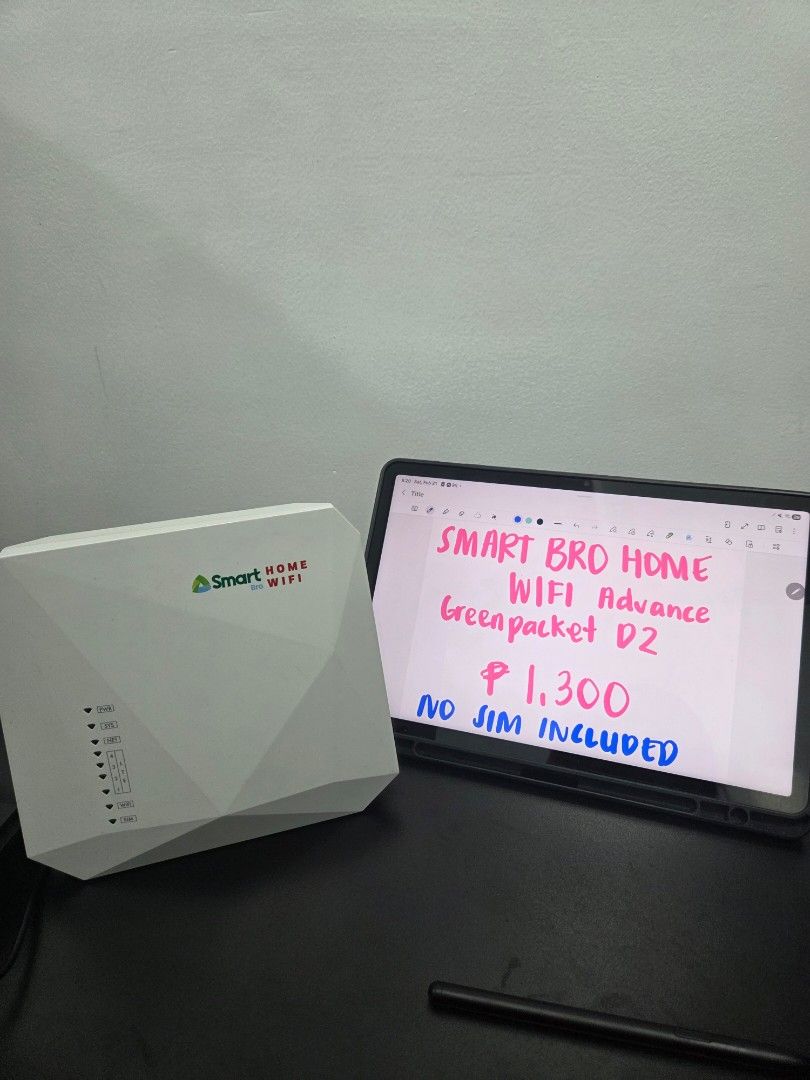 Smart bro home wifi advance greenpacket d2 (Category: Networking) located in Manila. Submitted by abgmvergar02253 (Listing ID 1423280930, Image 1). Description: .