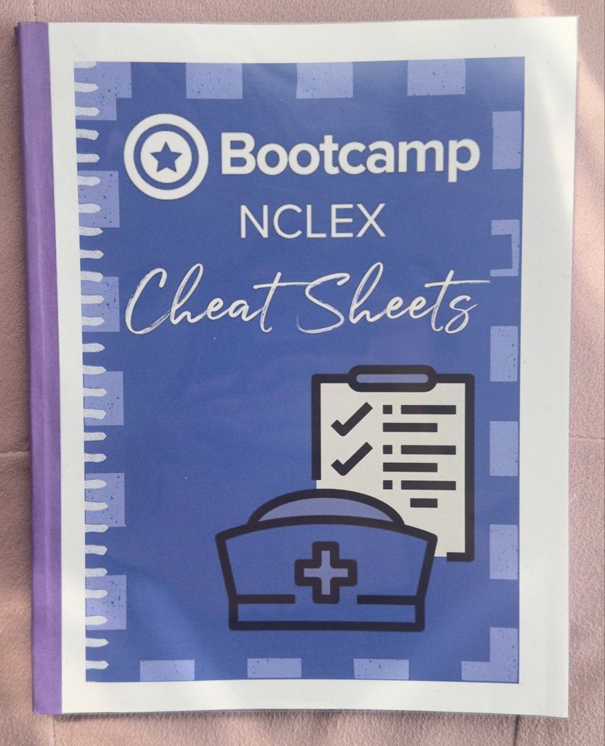 TAKE ALL NCLEX-RN Review Books (Category: Textbooks) located in Quezon City. Submitted by ariz.prelovedph (Listing ID 1423278628, Image 2). Description: TAKE ALL: - Bootcamp NCLEX cheat sheet - Klimek Blue Book - 5th Edition Prioritization, Delegation, and Assignment - Saunders 9th Edition Comprehensive - Saunders 9th Edition NCLEX Q&A Review - Perfect for exam preparation.