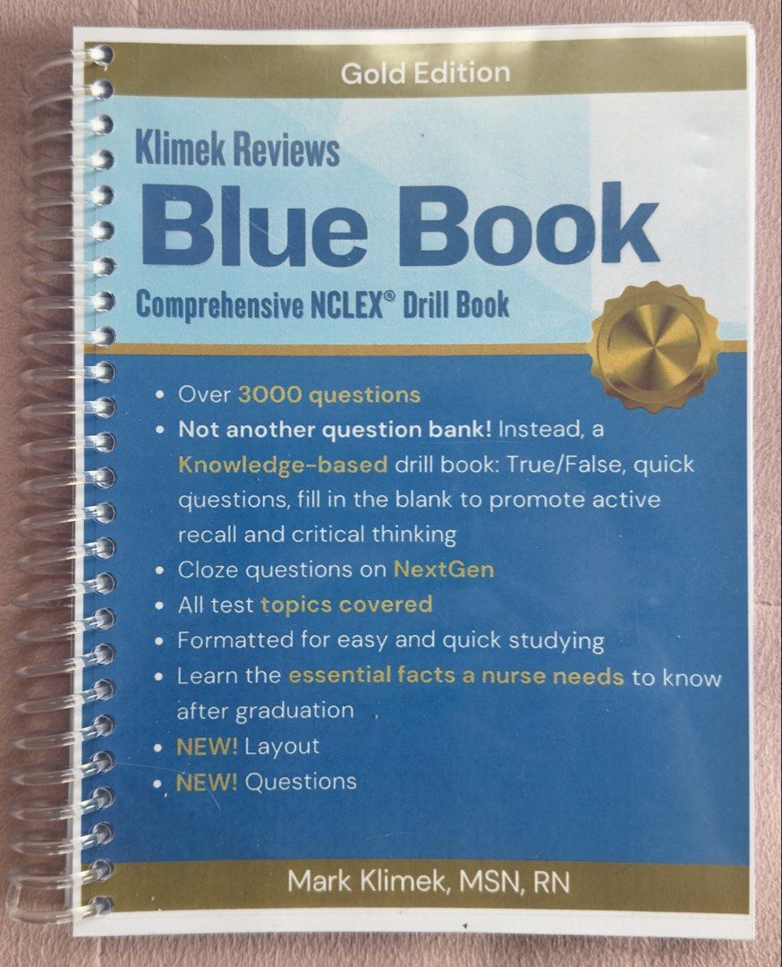 TAKE ALL NCLEX-RN Review Books (Category: Textbooks) located in Quezon City. Submitted by ariz.prelovedph (Listing ID 1423278628, Image 3). Description: TAKE ALL: - Bootcamp NCLEX cheat sheet - Klimek Blue Book - 5th Edition Prioritization, Delegation, and Assignment - Saunders 9th Edition Comprehensive - Saunders 9th Edition NCLEX Q&A Review - Perfect for exam preparation.