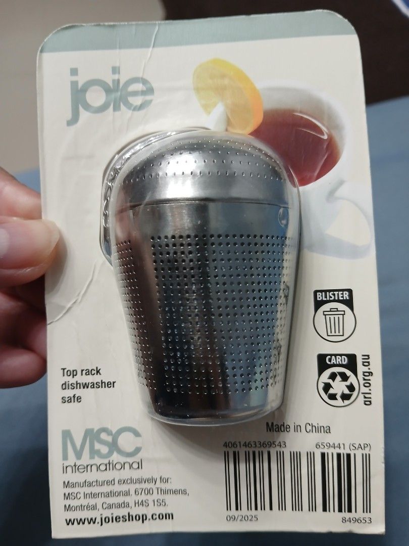 Tea infuser Authentic (Category: Coffee & Tea Tableware) located in Mabalacat. Submitted by michelle.m.d. (Listing ID 1423337330, Image 2). Description: Tea infuser 18/8 stainless steel Top dishwasher safe Ideal for steeping the perfect cup of Tea .