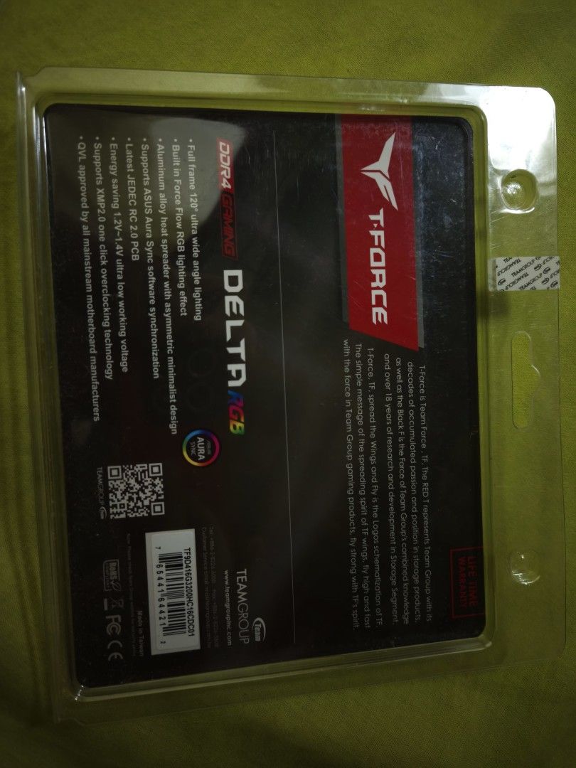 T-Force Delta RGB DDR4 3200MHz 2*8GB RAM, Computers & Tech, Parts ...