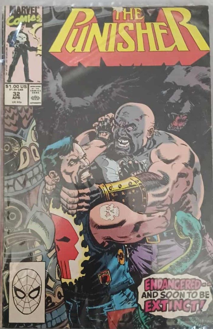The Punisher Comic Book #32 affordable Marvel comic book (Category: Comics & Manga) located in Quezon City. Submitted by gerald19.9. (Listing ID 1423417683, Image 1). Description: - Punisher comic book issue #32 - Published by Marvel Comics - Cover features The Punisher in a fight - Cover text: "Endangered and Soon to be Extinct!" - Issue number and price visible on the top left cheap comic book affordable comic book Not DC Comics Marvel Comics .