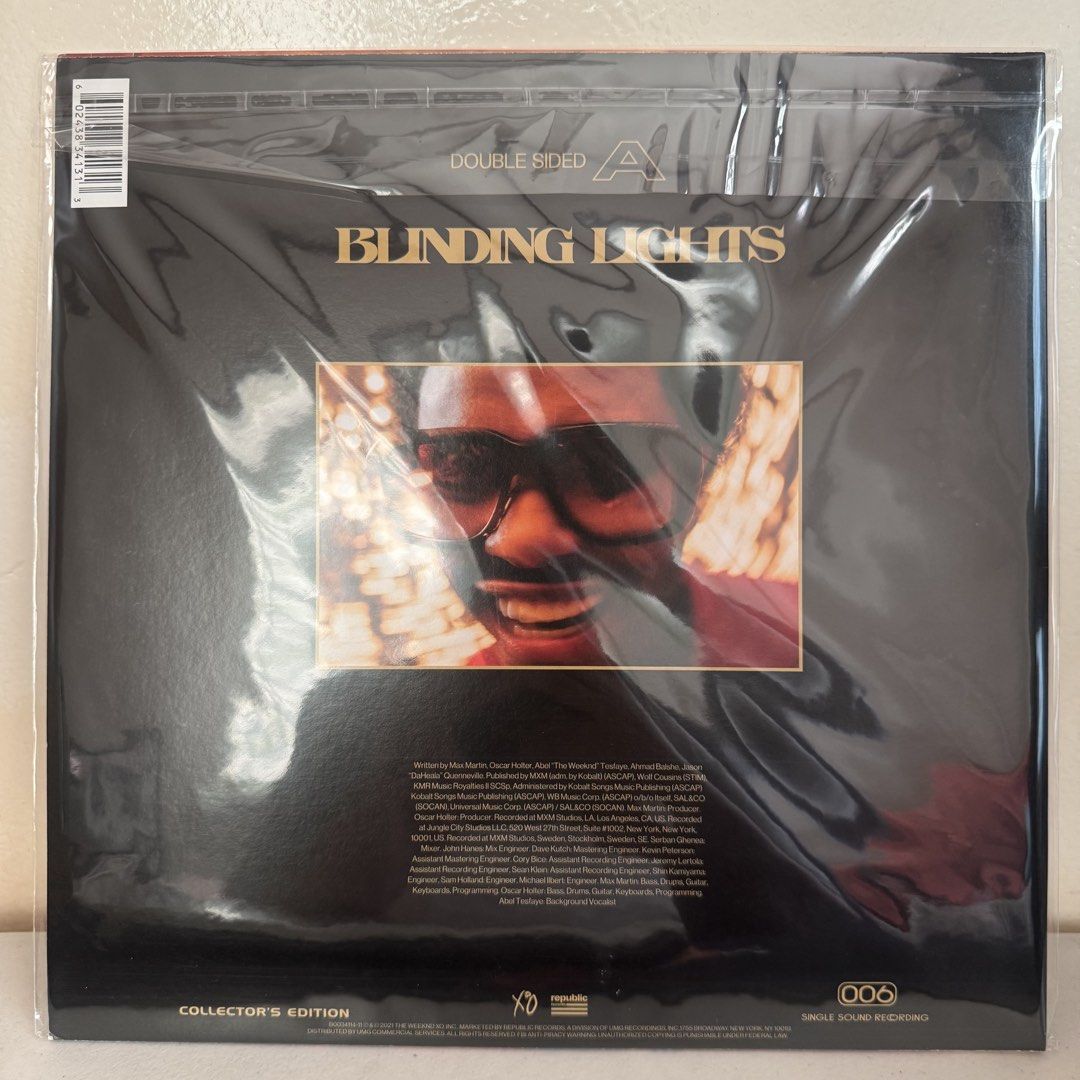 The Weeknd - Blinding Lights (Red Vinyl) (Category: Vinyls) located in Manila. Submitted by howawell (Listing ID 1423345659, Image 2). Description: Blinding Lights - Red Vinyl - Unsealed but never played - Contents checked and complete - Stored in a resealable Vinyl sleeve - Message me for inquiries or additional photos Mode of Payment: GCash Mode of Delivery: J&T Express Price: ₱1,000 + local shipping fee.
