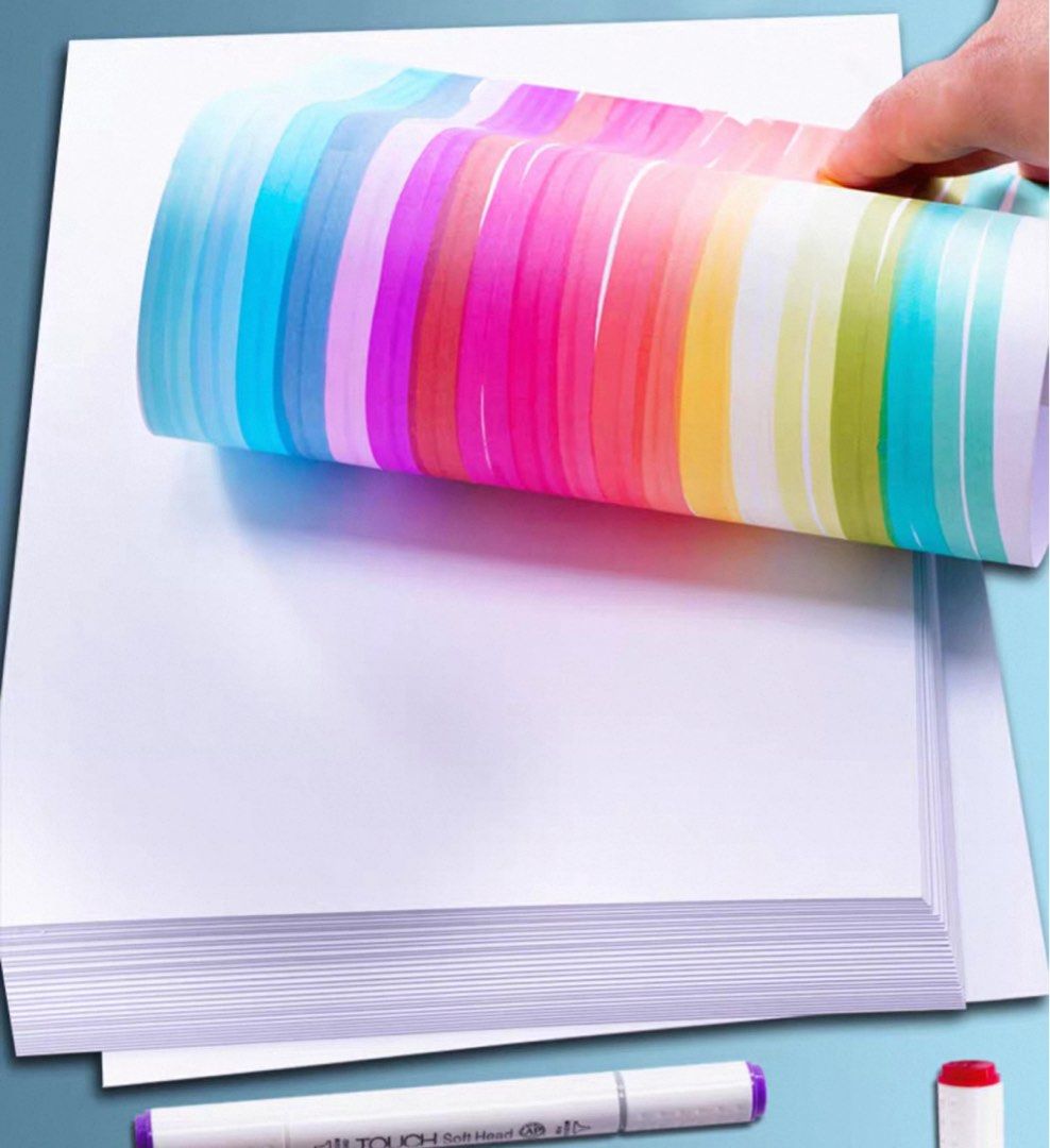 Thick/Non-Transparent/Touch Mark/Art/Drawing/Marker Paper/Block A3 4K ...