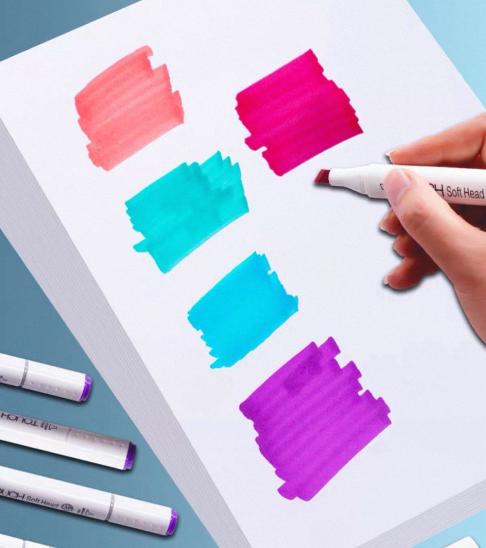 Thick/Non-Transparent/Touch Mark/Art/Drawing/Marker Paper/Block A3 4K ...