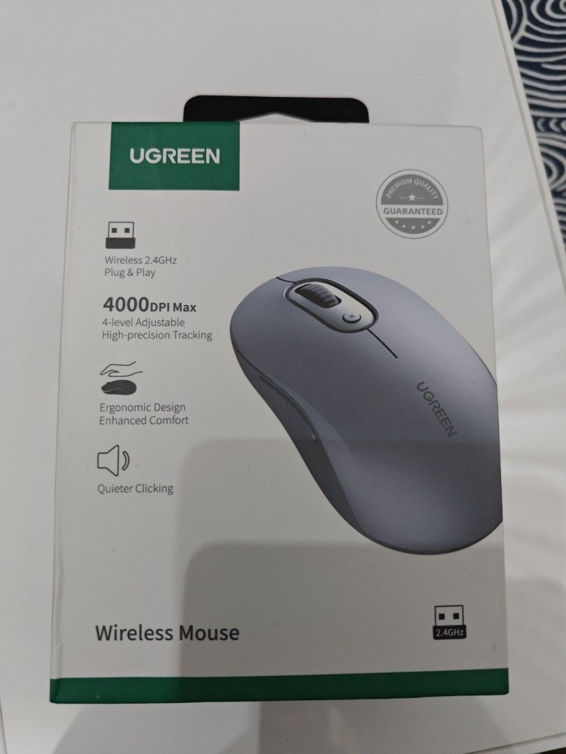 Ugreen Wireless Mouse - 4000 DPI466551017089290240