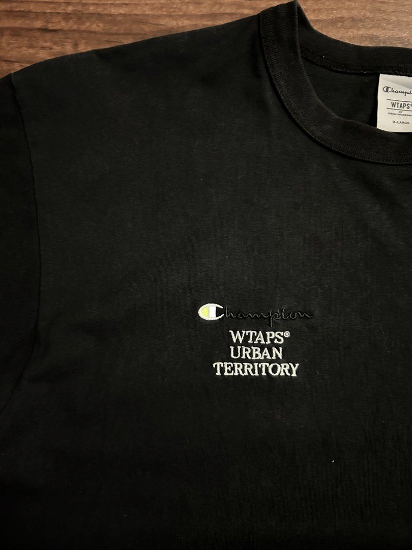 WTAPS x Champion Academy series vol 3 (Category: Tshirts & Polo Shirts ) located in Bulacan. Submitted by onedrop.ph (Listing ID 1423399116, Image 3). Description: - WTAPS x Champion - Size: XL - Excellent Condition - No issue - 9/10 color rate ₱1,500+sf.