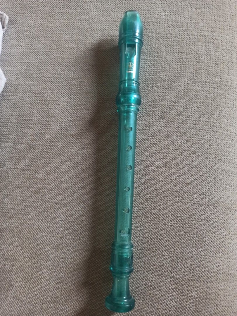 Yamaha Soprano Recorder Flute (Category: Musical Instruments) located in Caloocan City. Submitted by rtarellano (Listing ID 1423288968, Image 1). Description: - Yamaha soprano recorder Flute - Transparent green plastic - Standard design with finger holes and mouthpiece - Perfect for beginners.