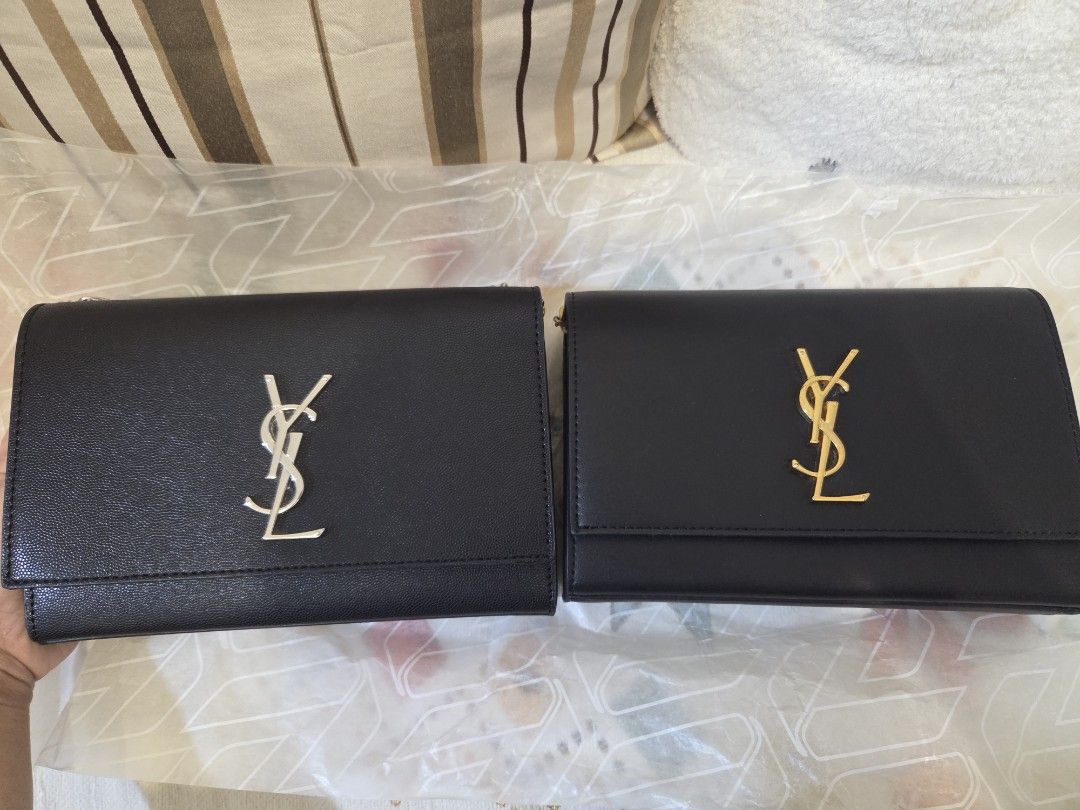YSL Beaute - YSL Kate Bag GWP Silver Hardware (Category: Luxury Bags & Wallets) located in Mandaluyong City. Submitted by angels_collection_usa (Listing ID 1423327140, Image 1). Description: YSL Beaute / GWP only Almost new condition. Used less than 5x only. YSL Kate Bag Gold SOLD Silver AVAILABLE Get for 2900 each..