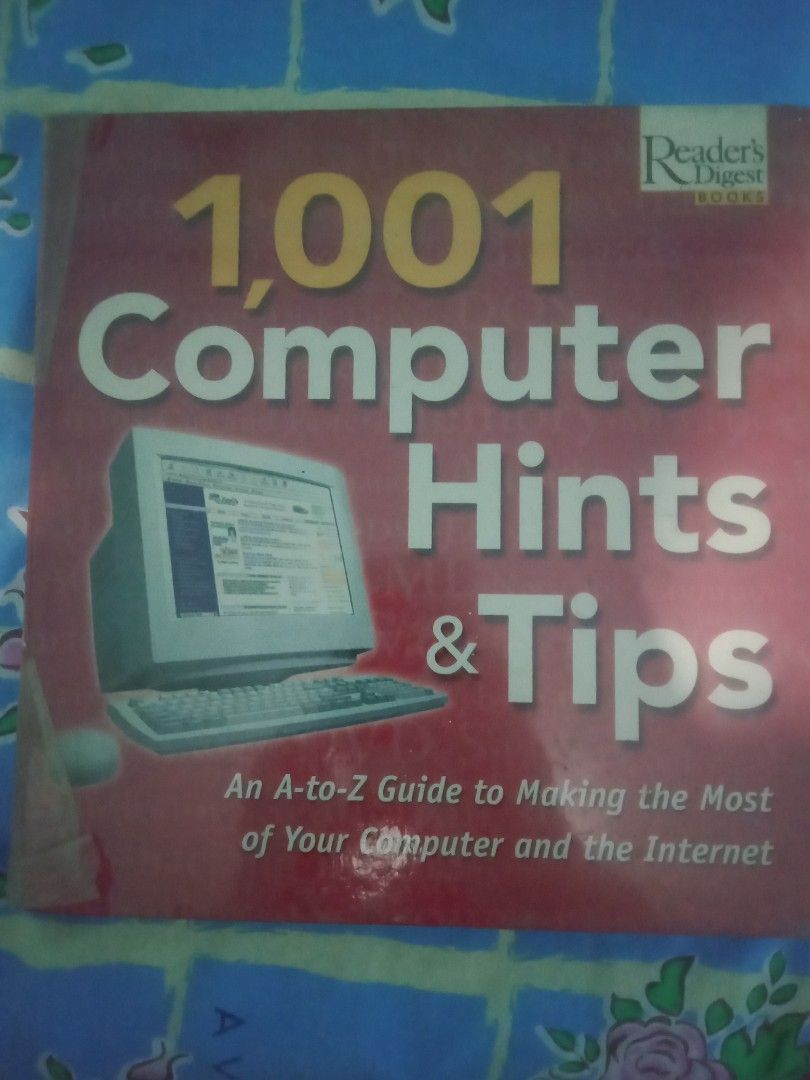 1,001 Computer Hints & Tips Book (Category: Textbooks) located in Batangas. Submitted by abotkayafinds (Listing ID 1423546044, Image 1). Description: negotiable Price .