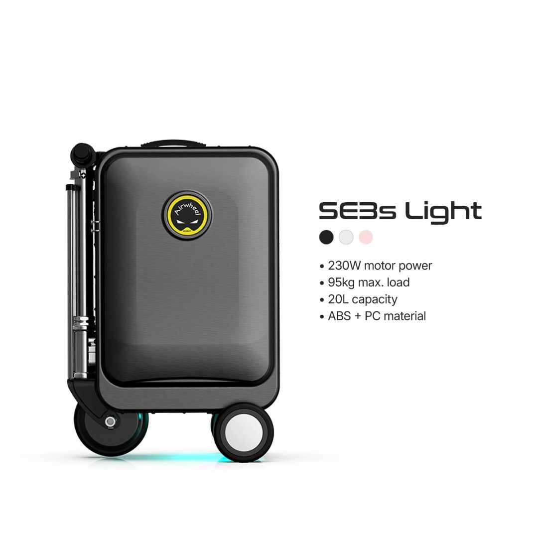 Airwheel SE3S Light Smart Suitcase (Category: Luggage) located in Manila. Submitted by fiercemoon_927680 (Listing ID 1423453115, Image 2). Description: Hi! Selling this brand new and sealed Airwheel Robot SE3SL Price: 35k (srp is 40k) Location: san juan Thanks for looking! Pm or msg me at 09178504319.