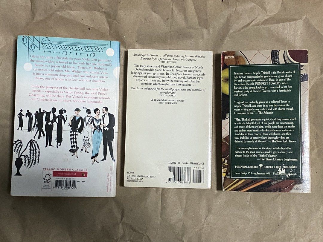 Angela Thirkell, Barbara Pym, Stella Gibbons Bundle (Category: Storybooks) located in Manila. Submitted by happyoldyear_ (Listing ID 1423589503, Image 2). Description: take all: nightingale wood crampton hodnet pomfret towers.