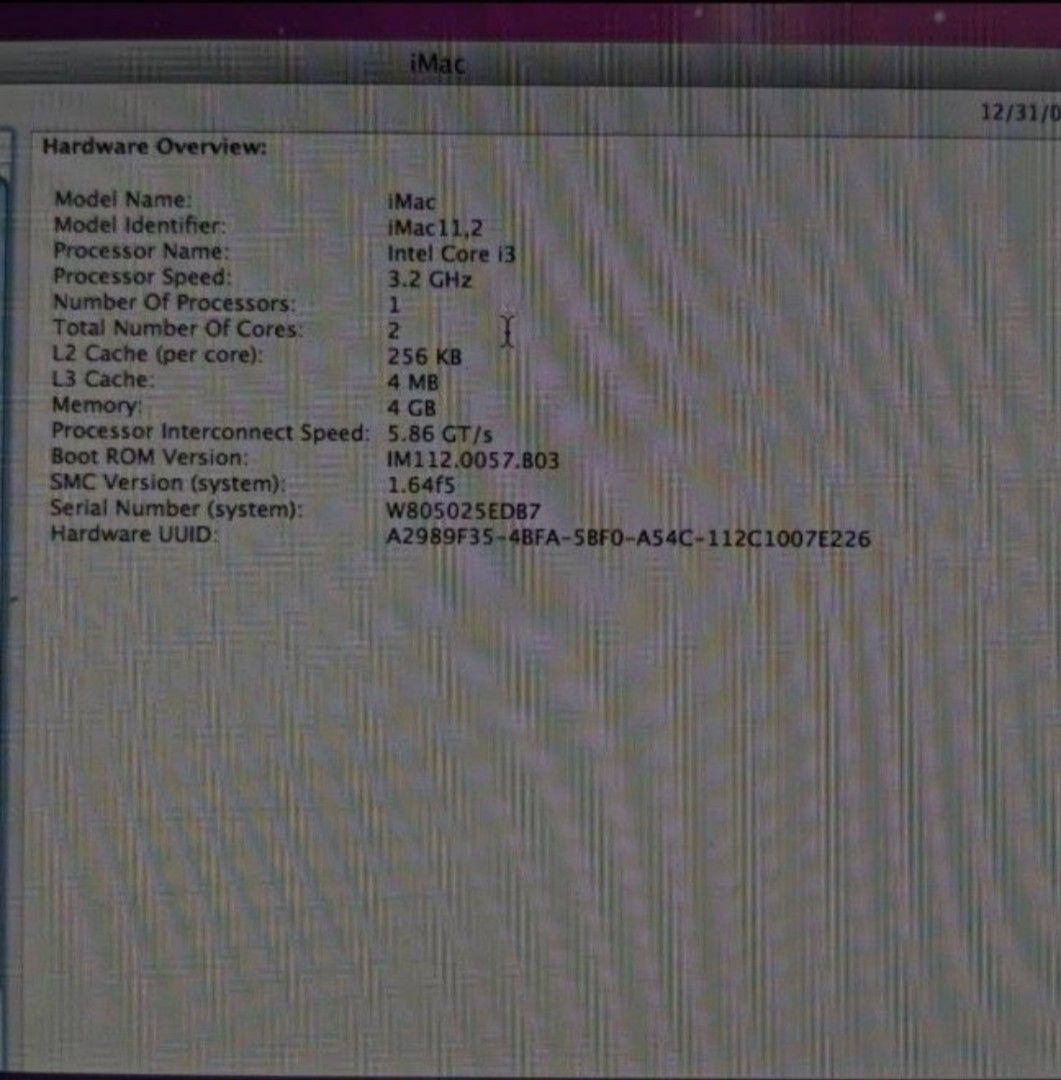 Apple iMac 21.5-inch65604704645121114