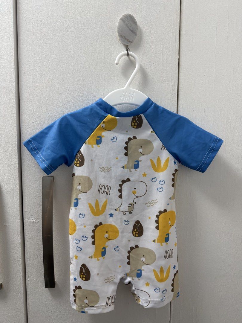 Baby Dinosaur Swimwear (Category: Babies & Kids Fashion) located in Taguig. Submitted by ohmyswardrobe (Listing ID 1423590555, Image 2). Description: Size: 80cm Used once lang .