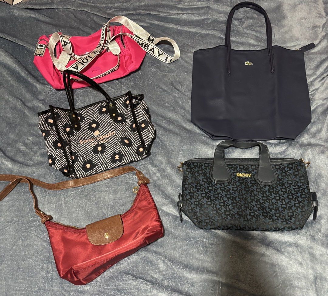 Bimba y Lola Pink Handbag (Category: Tote Bags) located in Manila. Submitted by jjrdz (Listing ID 1423537504, Image 1). Description: Available DKNY blue 350 and Bimba Y Lola pink 270.