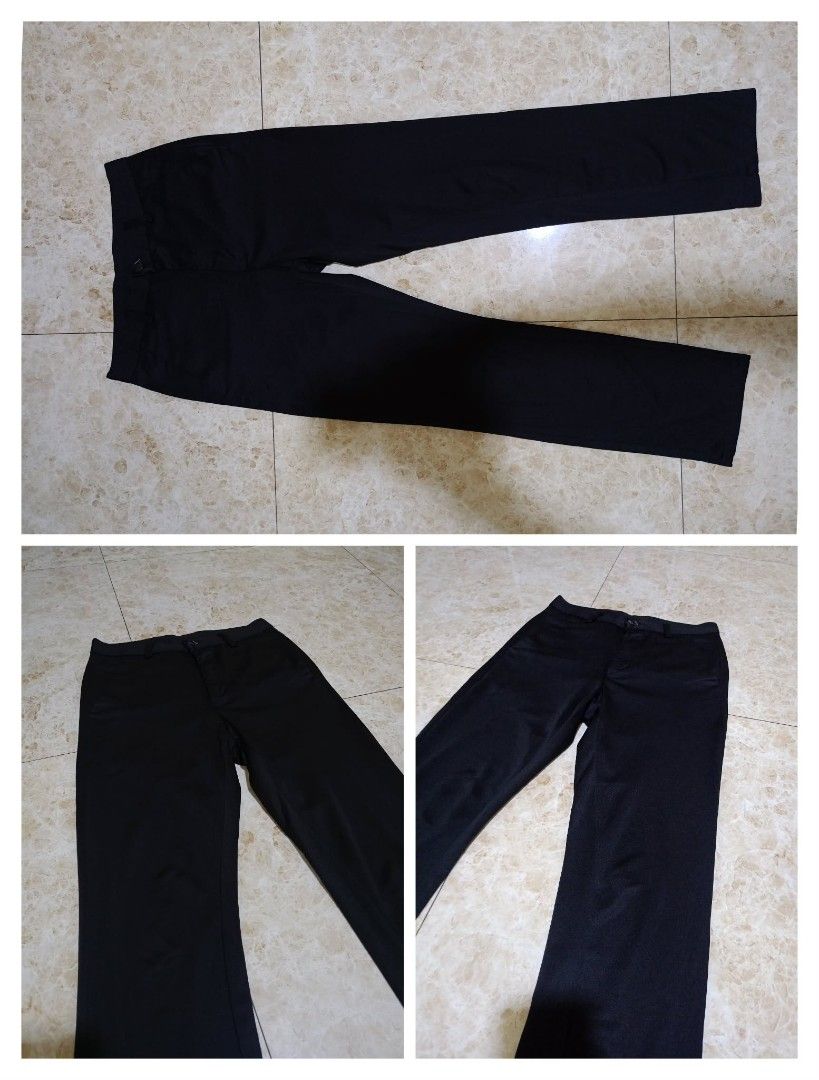 Black Pants (Category: Other Bottoms) located in Carmona. Submitted by mooooond (Listing ID 1423535203, Image 1). Description: Black pants. Features a button and zipper closure. The pants have a straight leg design. Suitable for casual or work wear. Issue: None MOP: GCash ONLY ‼️ LALAMOVE ONLY ‼️.