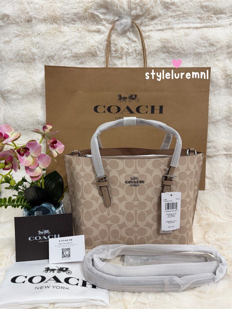 COACH MOLLIE TOTE (Category: Luxury Bags & Wallets) located in Quezon City. Submitted by styleluremnl (Listing ID 1423580359, Image 3). Description: .