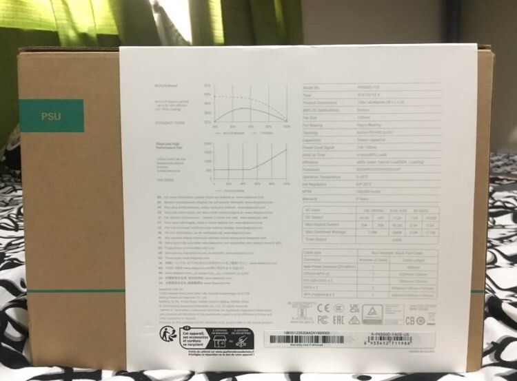 DeepCool PK550D ATX Power Supply 550 Watts. (Category: Computer Parts) located in Manila. Submitted by akira2stereo (Listing ID 1423613197, Image 3). Description: DeepCool PK550D Power supply. Original Price is 2550 Now only for 1800. Purchased from DataBlitz around January 2025. Tested and working. .