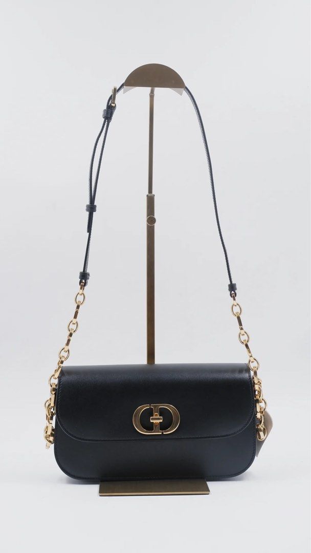 Dior Montainge Avenue 30 (Category: Luxury Bags & Wallets) located in Quezon City. Submitted by slluxury_ph (Listing ID 1423520771, Image 2). Description: Overall Condition: Like New Exterior Condition: Like New Interior Condition: Like New Rank: S Material: Calfskin Leather Made in: Italy Color: Black Measurements: L9 x W2.5 x H5 Hardware: GHW Inclusions: Tag, Cards and Orig Dust .