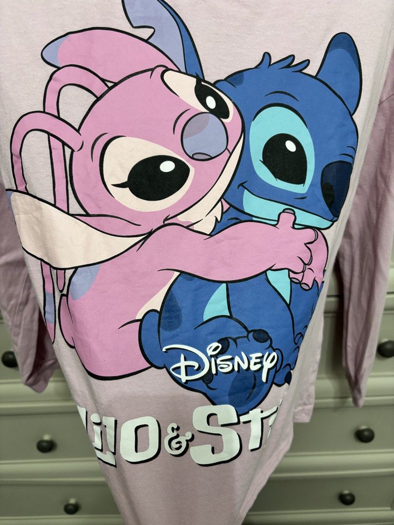 Disney Lilo & Stitch Long Sleeve Shirt (Category: Babies & Kids Fashion) located in Manila. Submitted by mrsnice (Listing ID 1423540136, Image 2). Description: - Disney Stitch long-sleeved shirt - Light pink color - Size: 10/11 (140/146cm) - Features a Lilo & Stitch graphic -for pickup only at Aspire Tower Bagumbayan QC.