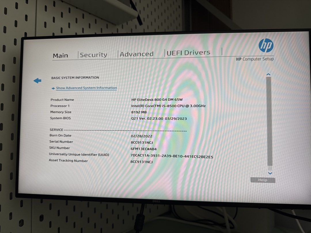 HP EliteDesk 800 G4 Mini PC 8GB RAM No SSD65604801932802113