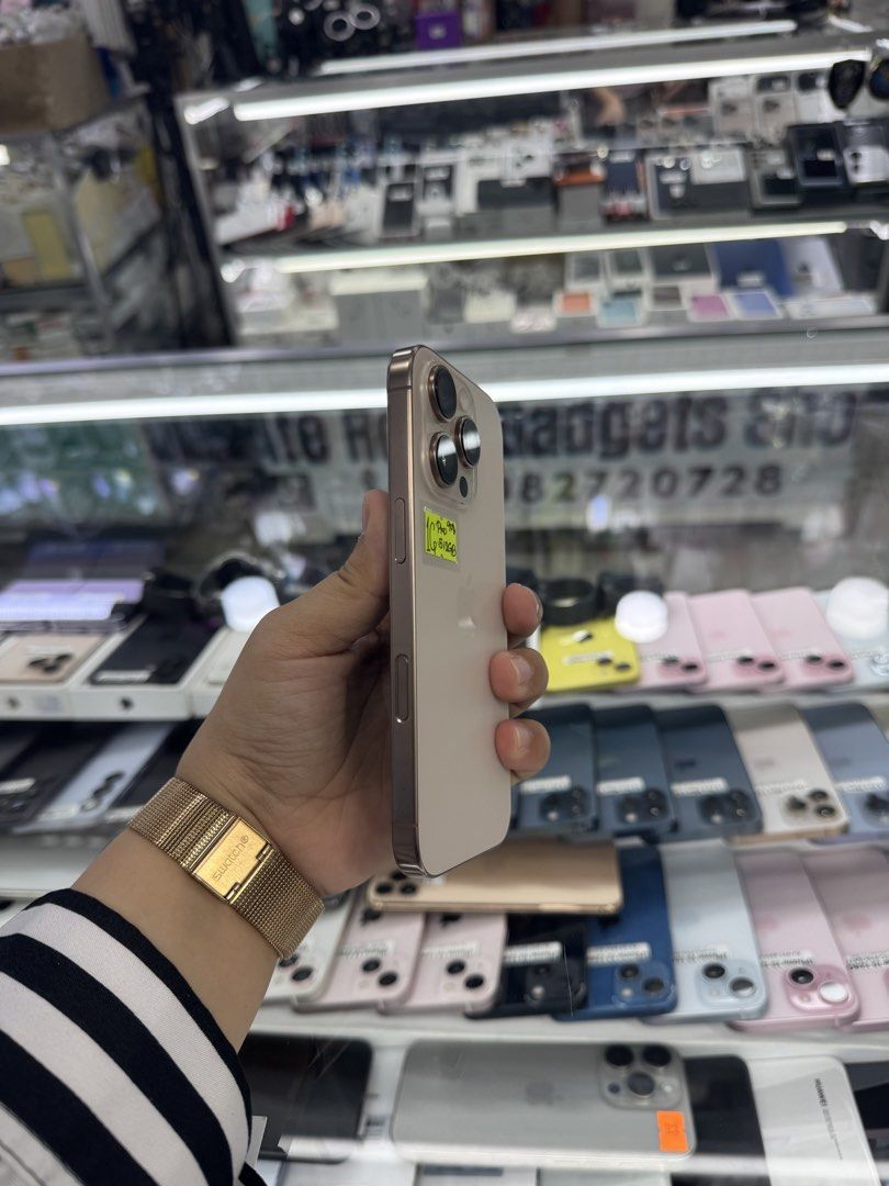Iphone 16 Pro 512gb FU 90% batt NTC (Category: iPhone 16 Series) located in San Juan City. Submitted by keannagadgetph (Listing ID 1423589303, Image 2). Description: Available Units for today's POST! Iphone 16 Pro / 512gb / NTC Variant - any colors available (price may vary) - good condition - 95% Makinis - 90% battery - NTC Variant - No Repair ~ Accepting SWAP / TRADE IN / INSTALLMENT / BINTA UNIT ~ CASH ON DELIVERY METRO MANILA / LBC PAYMENT FI
