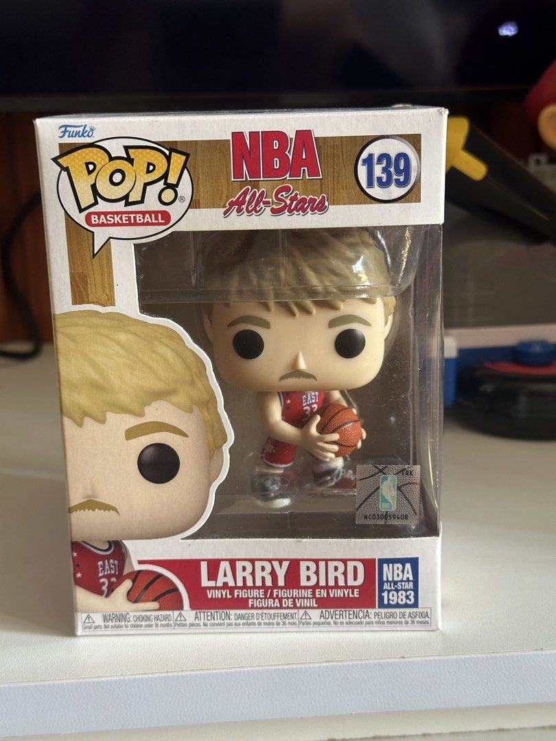 Larry Bird Celtics nba funko (Category: Designer & Blind Box Toys) located in Bacoor. Submitted by sempenden (Listing ID 1423489041, Image 1). Description: Free protector.